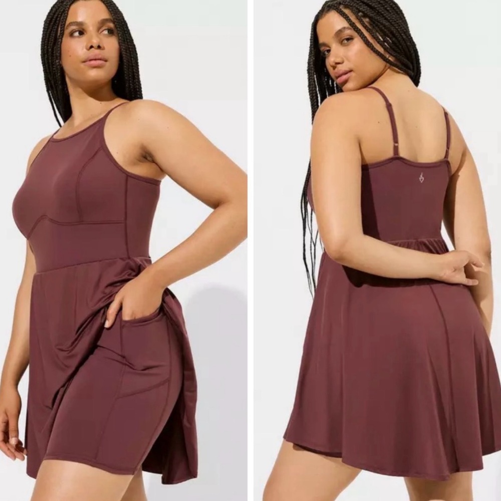 Torrid Active Performance Core 2fer Active Dress … - image 1